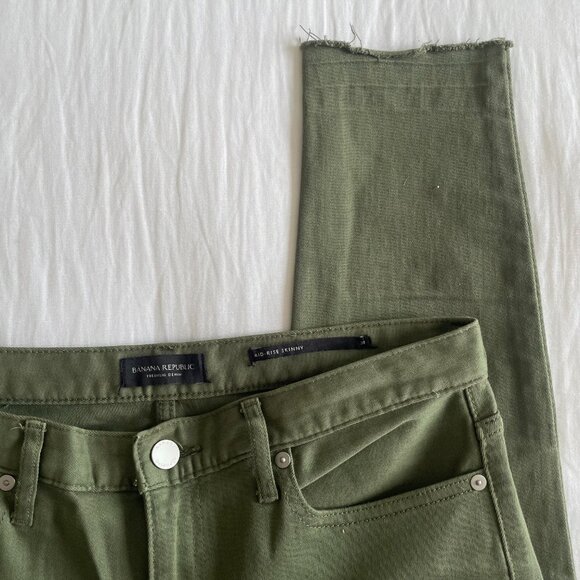 Banana Republic Mid Rise Skinny (sz 30) - Picture 2 of 6